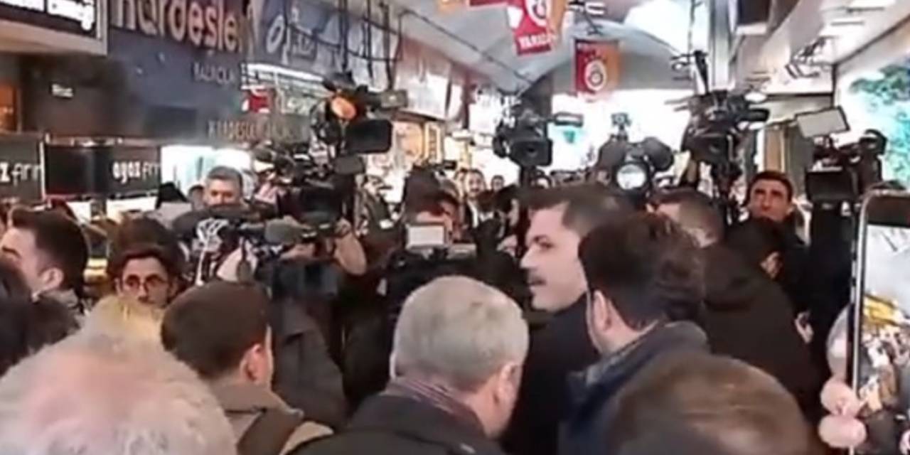 AKP'nin İstanbul adayı Murat Kurum'un Üsküdar ziyareti sırasında gerginlik