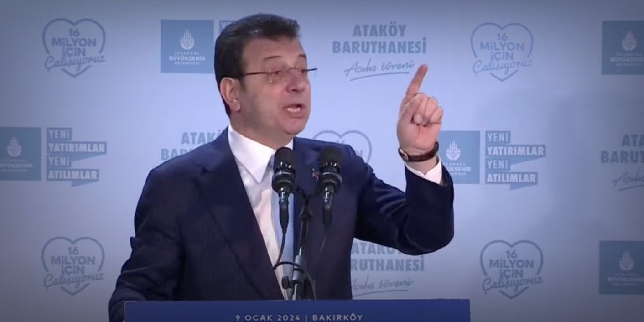 İmamoğlu,  Konuşuyor! Canlı Yayınlıyoruz