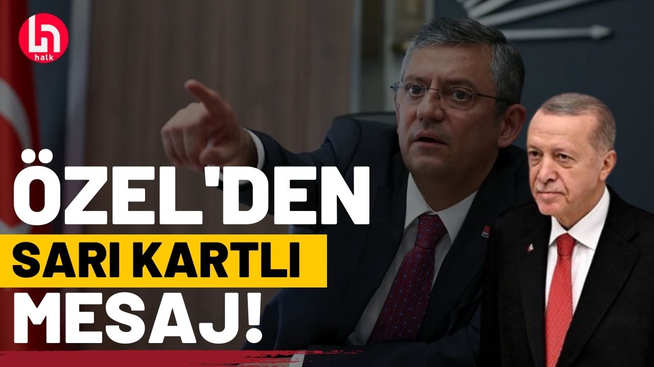 Özgür Özel'den Erdoğan'a sert seçim çıkışı!