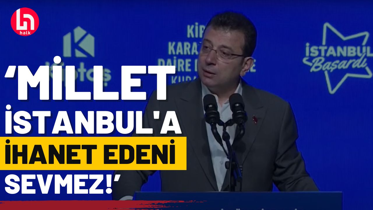 Ekrem İmamoğlu'ndan Murat Kurum'a manidar gönderme!