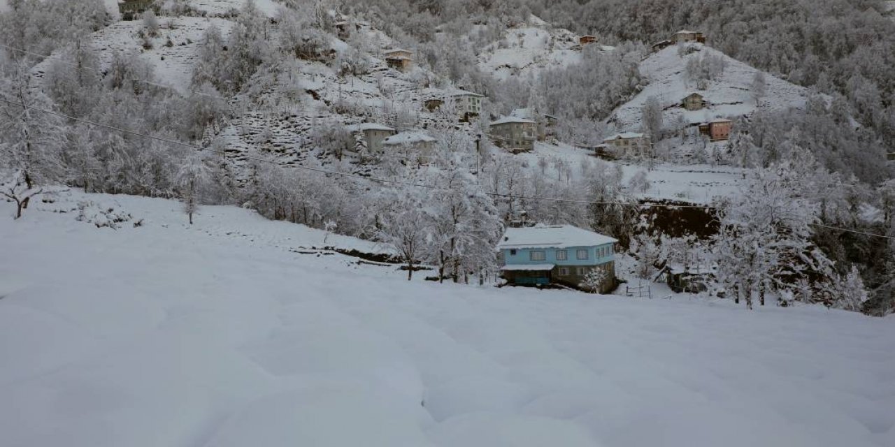 Kar Yağışı Etkisini Arttırıyor. Doğu Karadeniz'de 4 İlde 307 Yerleşim Yerinde Ulaşım Sağlanamıyor
