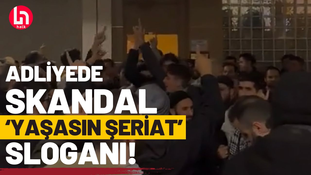 Adliyede 'yaşasın şeriat' sloganları!