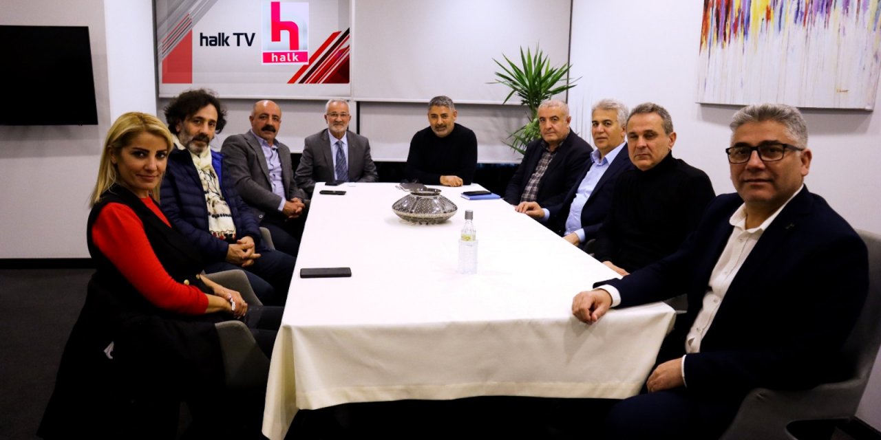 Alevi Kurum Başkanlarından Halk TV'ye Ziyaret...