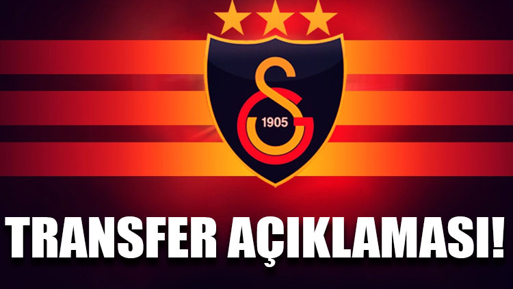 Galatasaray'dan transfer açıklaması!