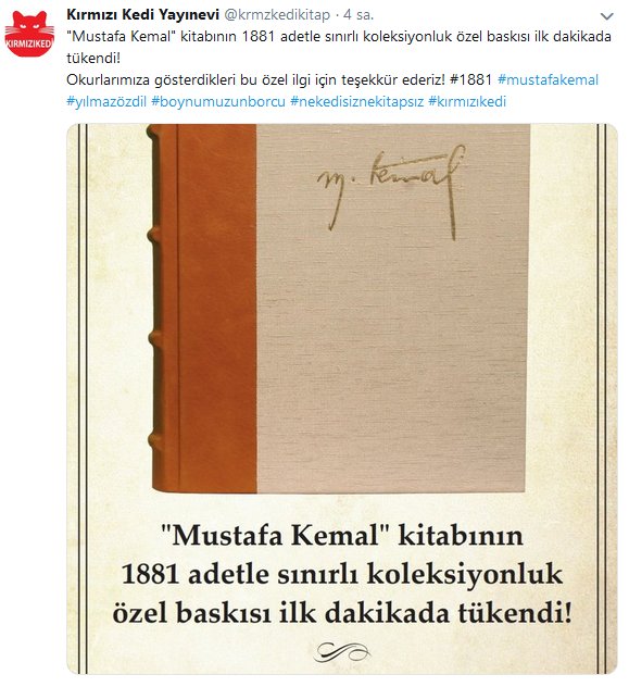 Yılmaz Özdil'in 'Mustafa Kemal' kitabı tükendi