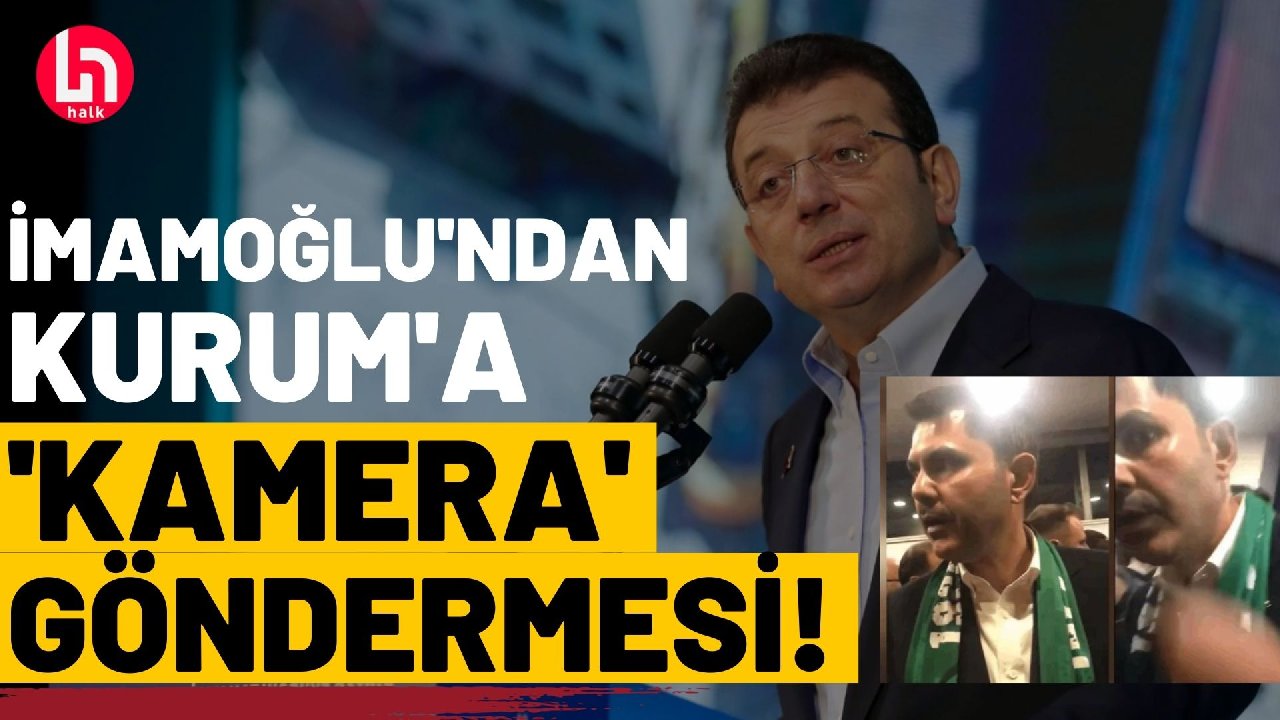 İBB Başkanı Ekrem İmamoğlu'ndan Murat Kurum'a gönderme!