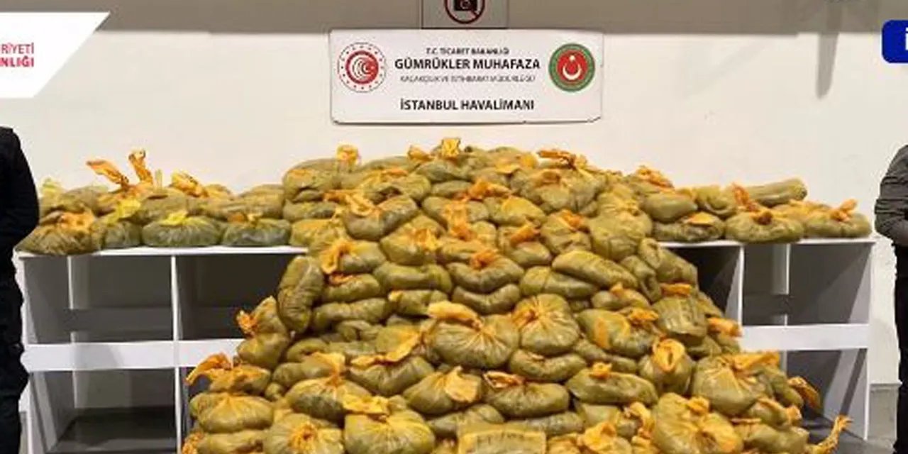 İstanbul Havalimanı'nda Yüzlerce Kiloluk Uyuşturucu Ele Geçirildi!