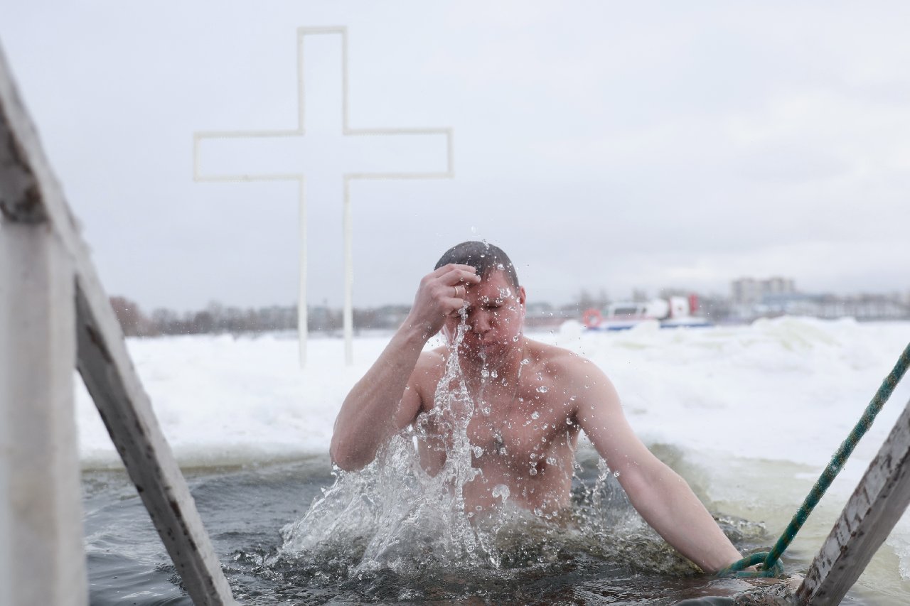 St. Petersburg'da Epifani Bayramı Böyle Kutlandı
