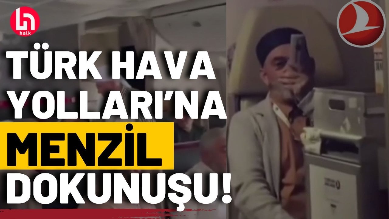 THY uçağında akılalmaz olay!