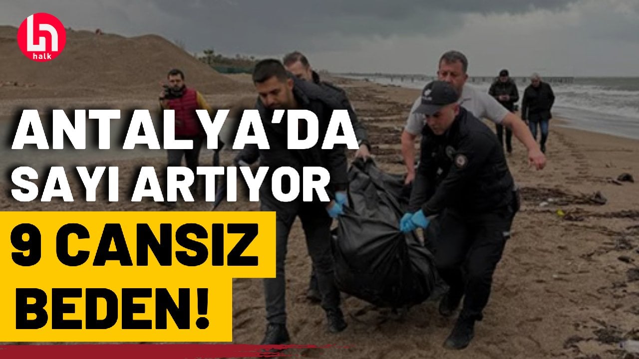 Antalya sahili mezarlığa döndü!