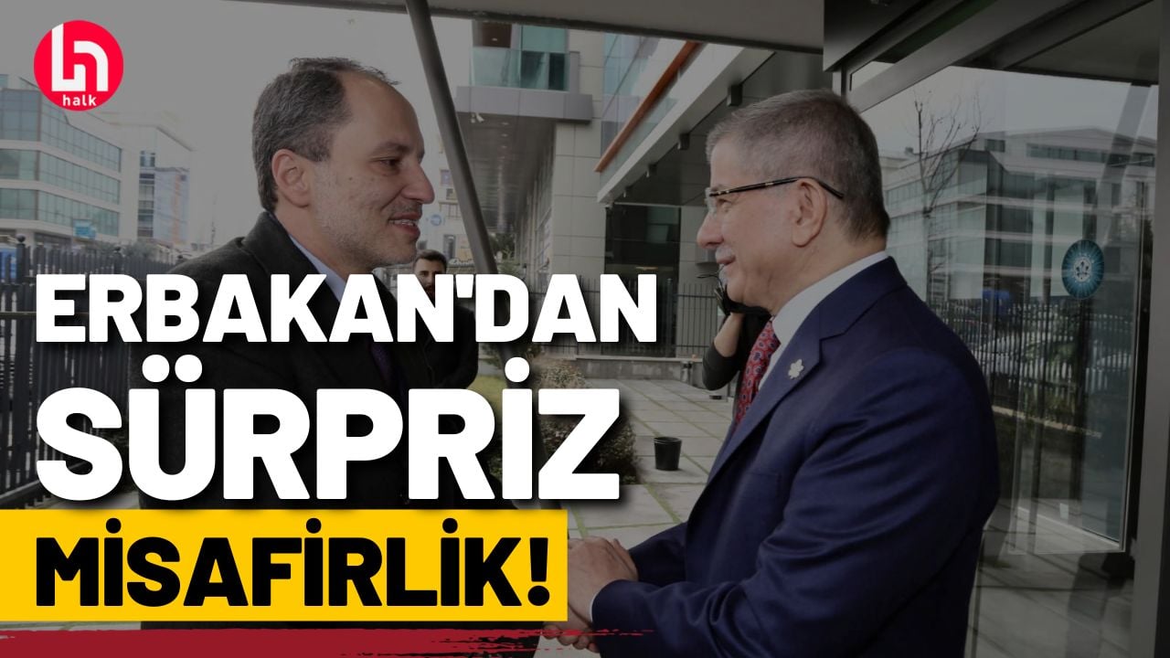 Erbakan'dan Davutoğlu'na sürpriz misafirlik!