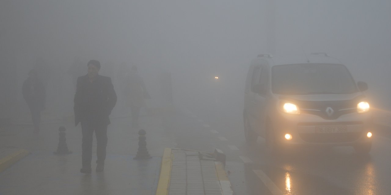 Mardin’de yoğun sis etkili oldu