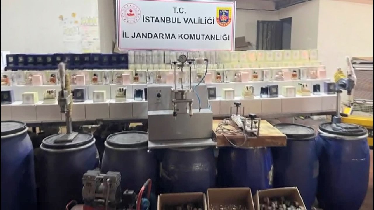 Başakşehir'de Sahte Parfüm Operasyonu: Parfümler 22 Milyon Lira Değerinde