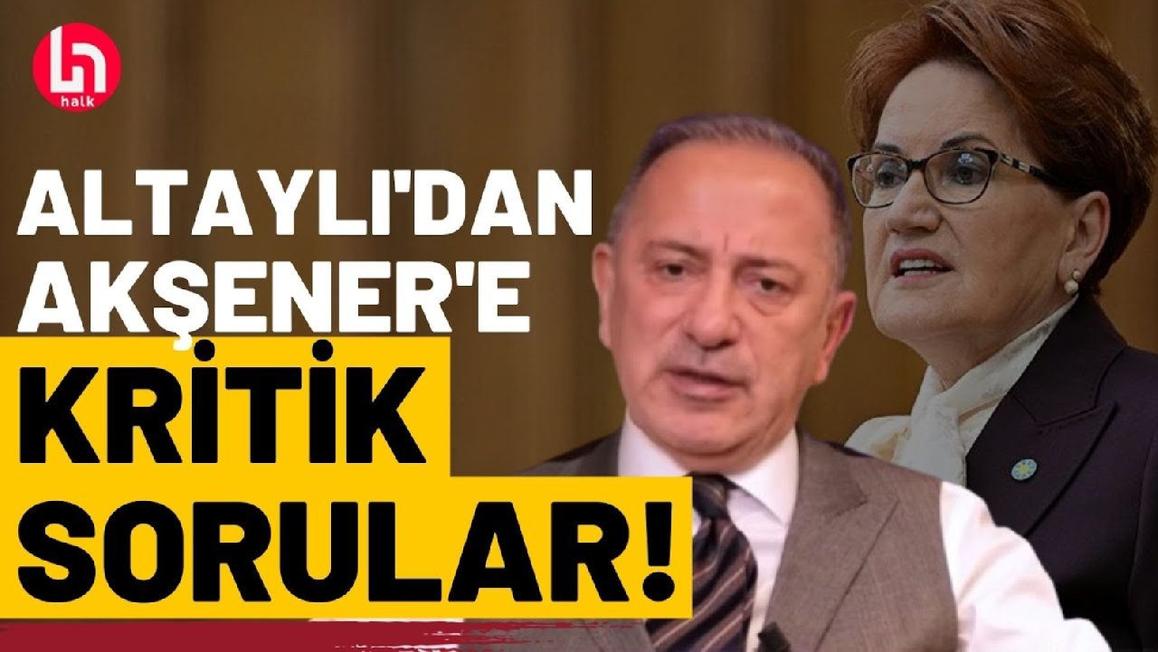 Fatih Altaylı'dan Akşener'e: Ekrem kardeşimdir dedikten sonra...