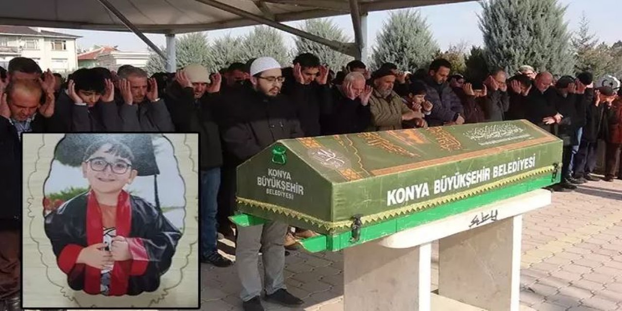 Konya'da Böcek İlacından Zehirlenen Ahmet'e Gözyaşlarıyla Veda