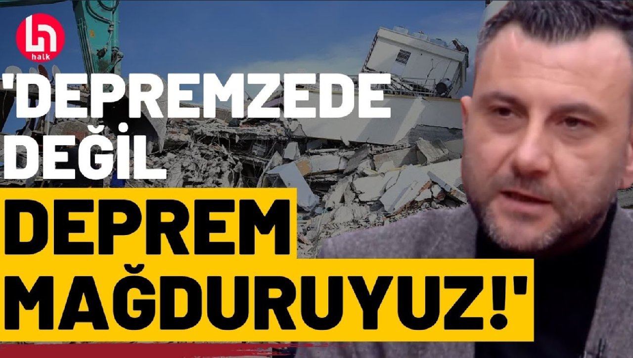 Deprem mağdurları yaşadıklarını Halk TV'de anlattı!