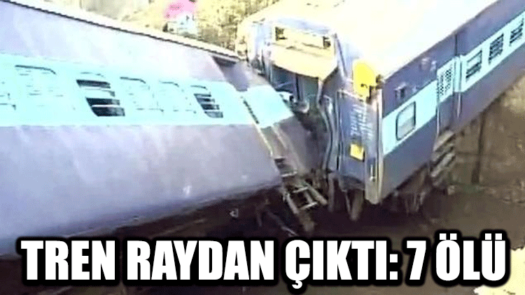 Tren raydan çıktı: 7 ölü