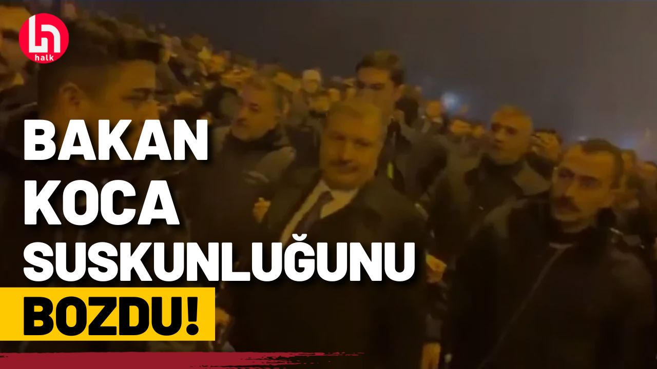 Protesto edilen Bakan Koca'dan ilk açıklama!