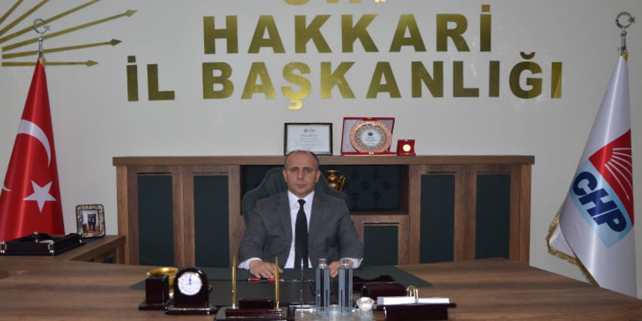 CHP Hakkari İl Başkanı İstifa Etti