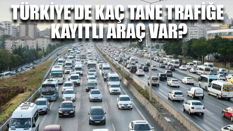 Türkiye’de kaç tane trafiğe kayıtlı araç var?