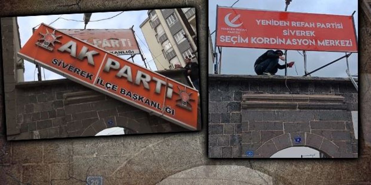 20 Yıllık AKP Tabelası Gitti, Yeniden Refah Tabelası Geldi