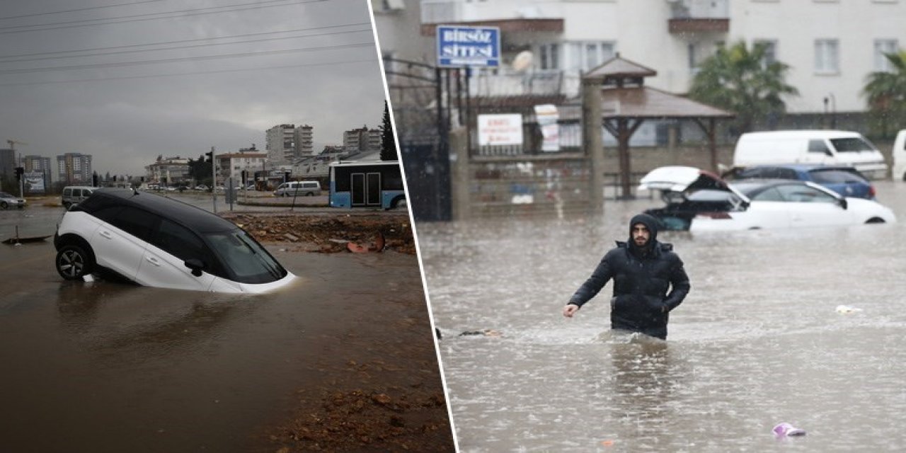 Antalya'daki Şiddetli Yağışlarda 3 Bin 862 Binayı Su Bastı