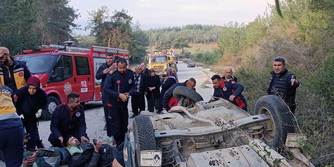 Osmaniye'de Feci Kaza, Tırla Otomobil Çarpıştı: 2 Yaralı