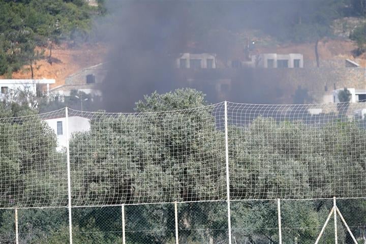 Bodrum'da Şantiye Alev Alev Yandı!