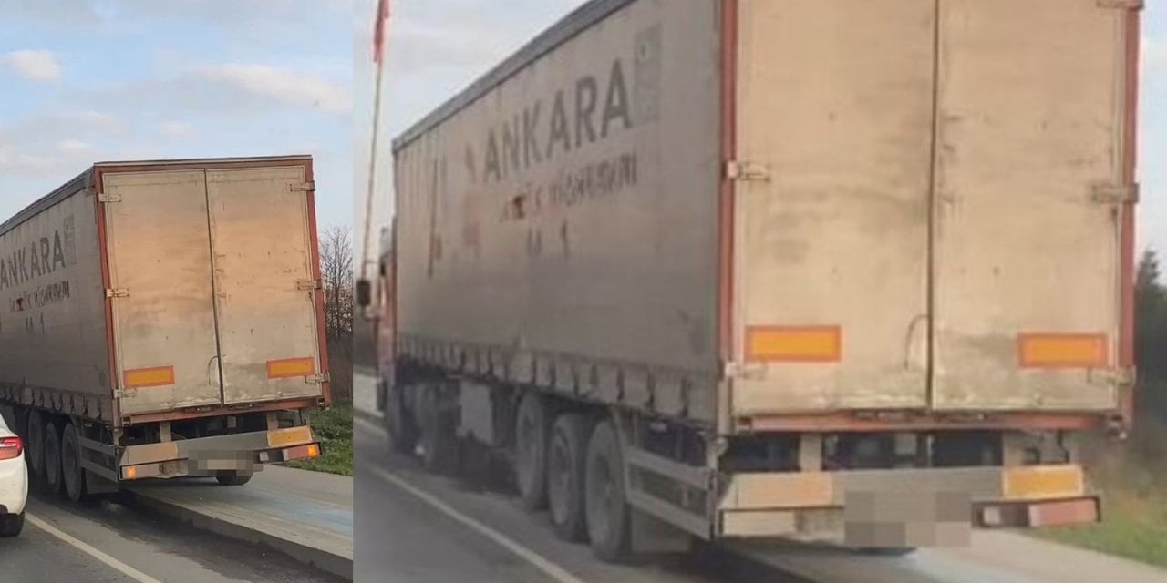 Yolu Bıraktı Kaldırımda Gitmeye Başladı!