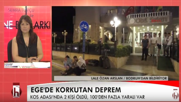 Halk TV'nin tanınmış sunucusu depremi saniye saniye yaşadı! Halk TV'ye anlattı...