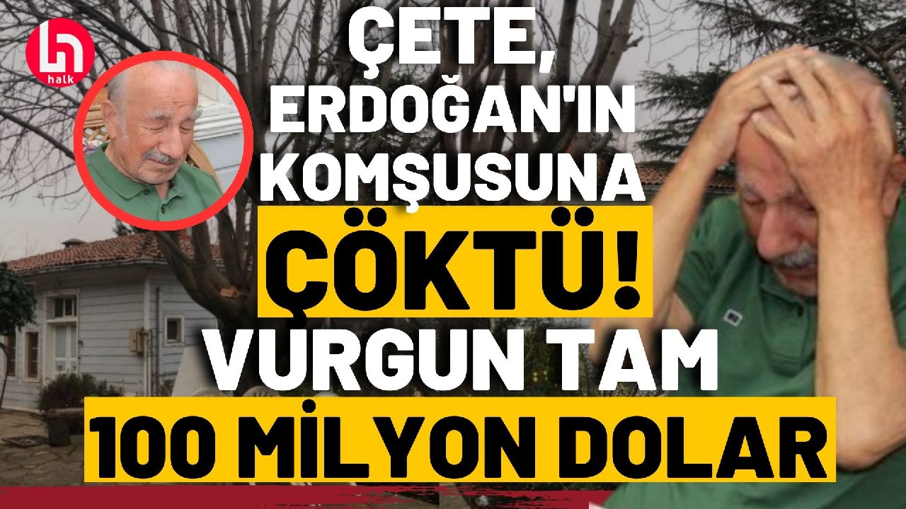 Erdoğan'ın kapı komşusuna çöktüler: Çete 100 milyon dolarlık malını aldı!
