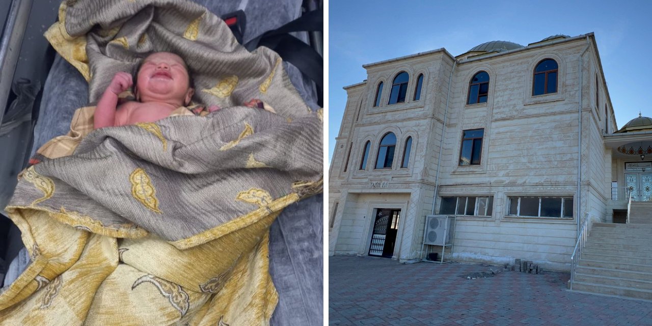 Şırnak'ta Yeni Doğmuş Bebeği Cami Avlusuna Bıraktılar