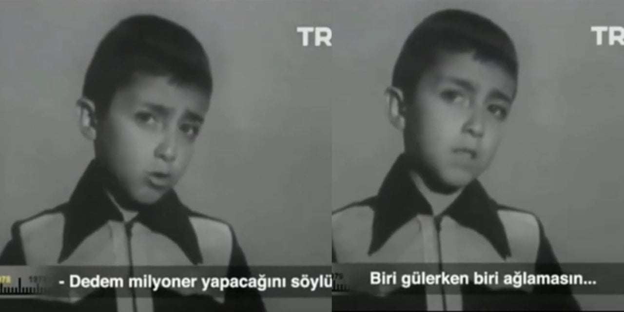 Bir Çocuğun 1978'de TRT'ye Verdiği Röportajı Görenler Çok Şaşırdı