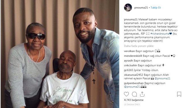 Pascal Nouma'yı yıkan ölüm haberi