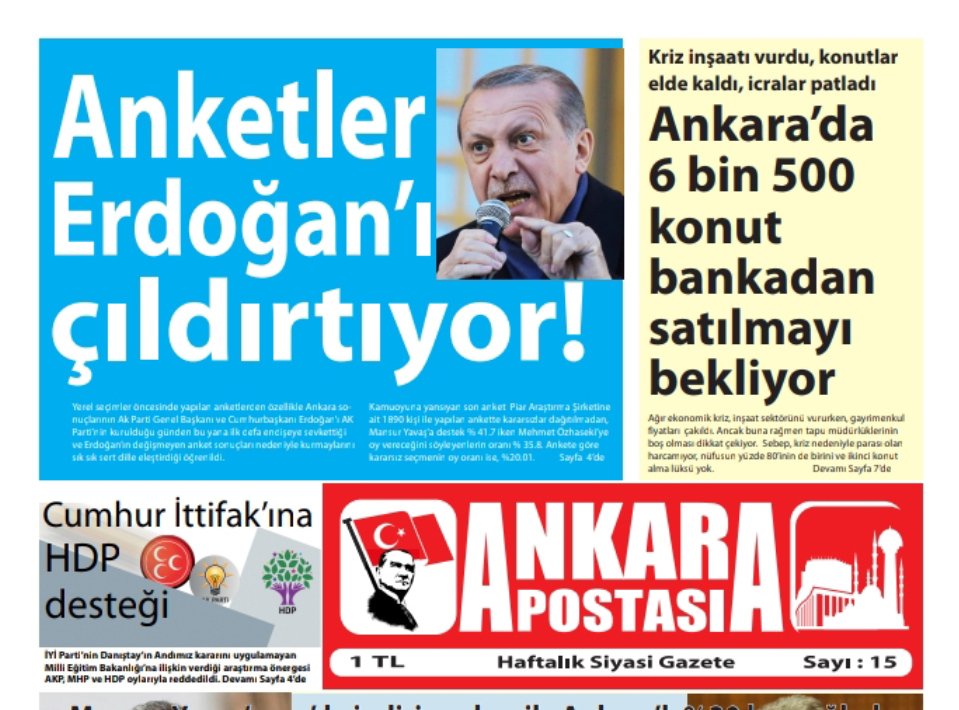 Ankara’da esrarengiz gazete!