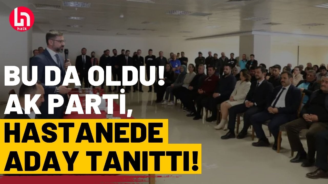 Yine bir skandal! AK Parti, devlet hastanesinde aday toplantısı yaptı!