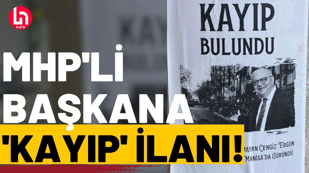 MHP'li Başkana ironik 'Kayıp' ilanı!