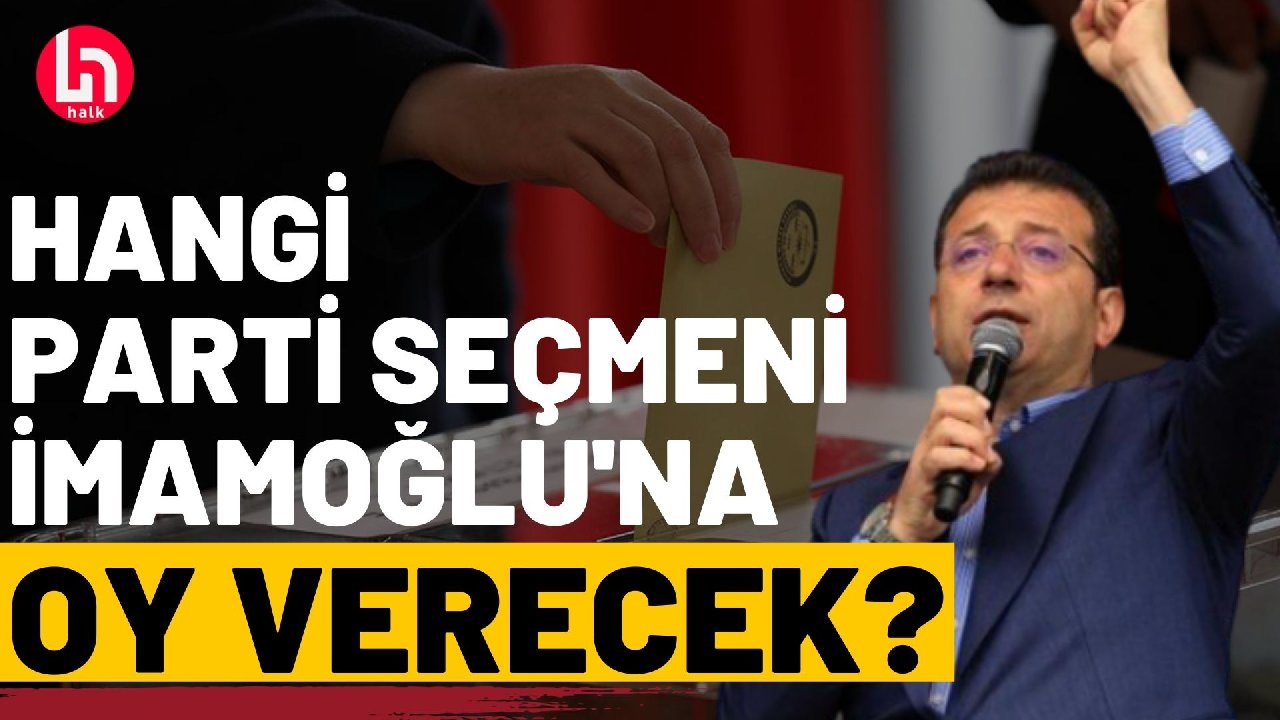 İstanbul'da hangi partinin tabanı İmamoğlu'na ne kadar oy verecek? İşte anket sonuçları!