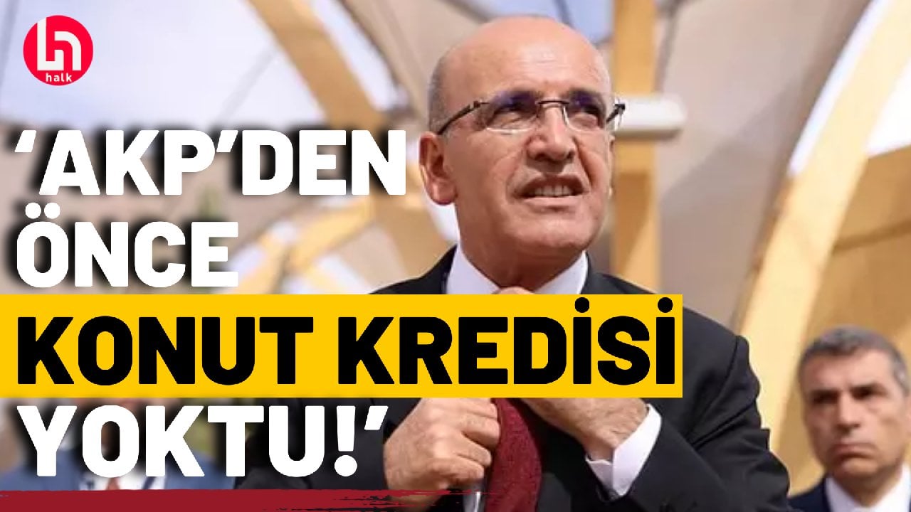 Mehmet Şimşek'ten konut kredisi açıklaması!