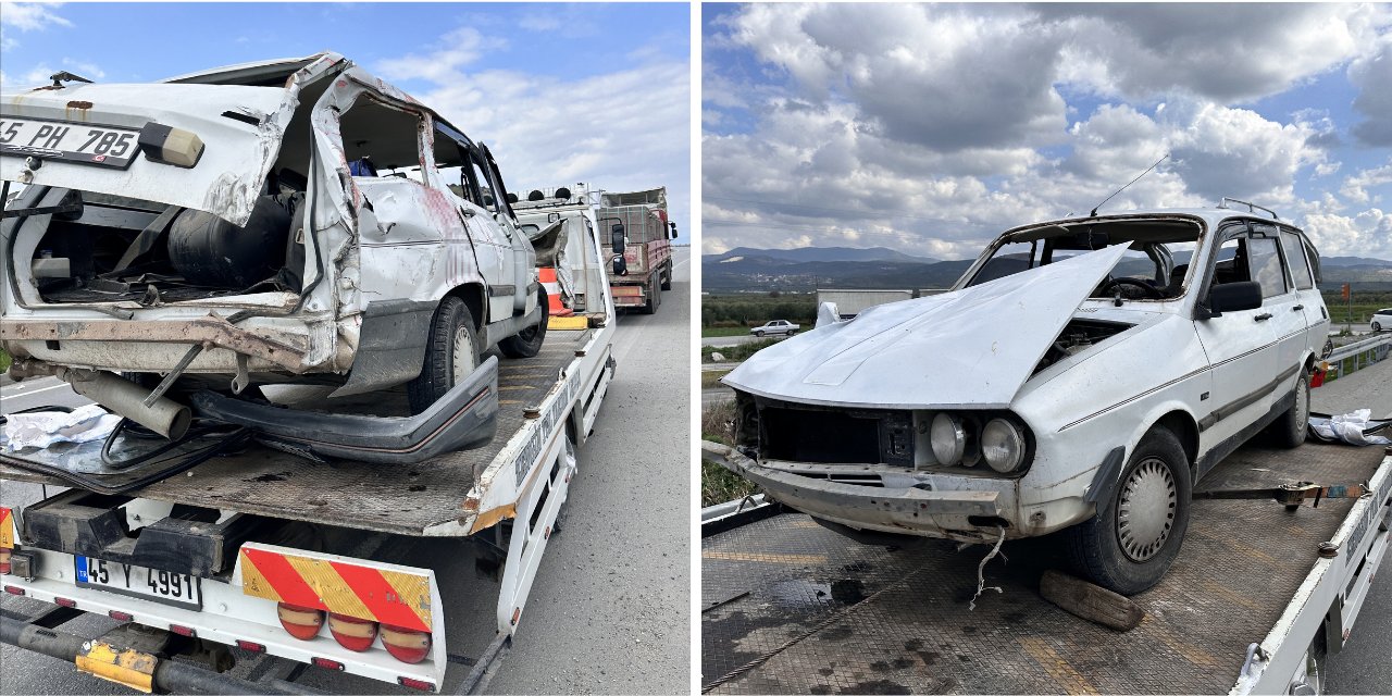 Akhisar'da TIR İle Çarpışan Otomobilin Sürücüsü Hayatını Kaybetti