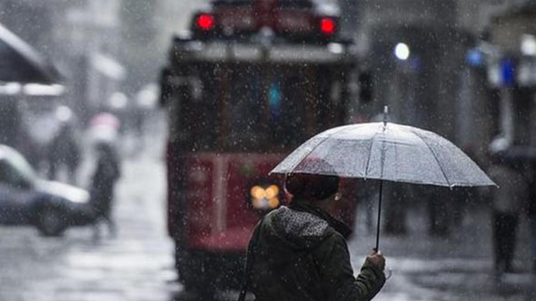 İstanbul'a karla karışık yağmur uyarısı