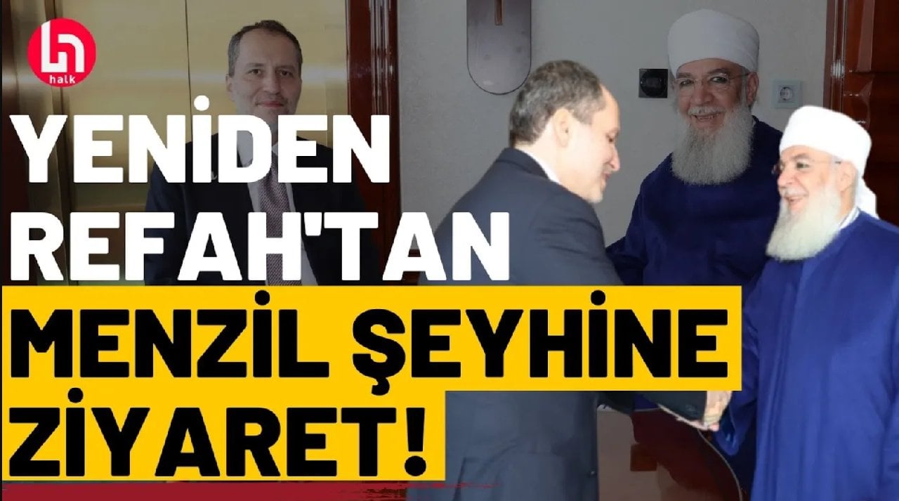 Menzil'in eşiğinden ayrılmıyorlar! Erdoğan'dan sonra Erbakan'da Menzil Şeyhine gitti!