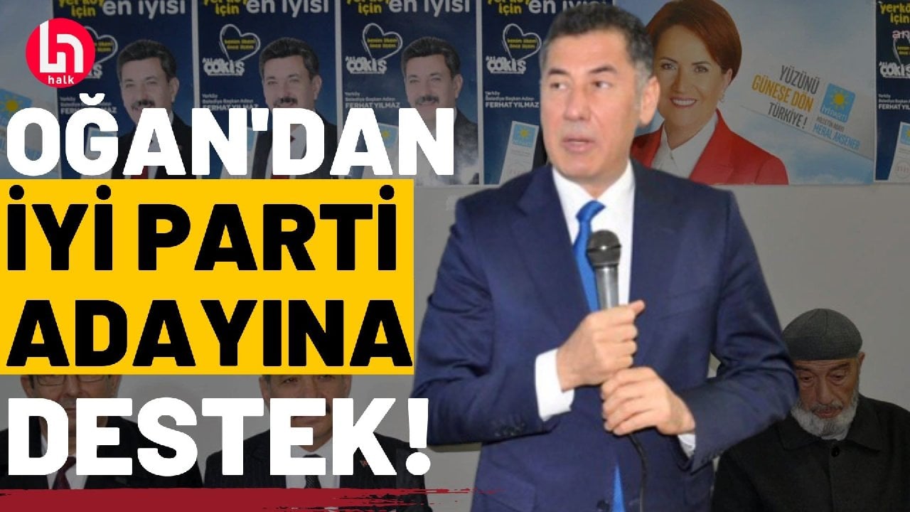 10 ay sonra sahaya inan Sinan Oğan, İYİ Parti adayı için oy istedi!