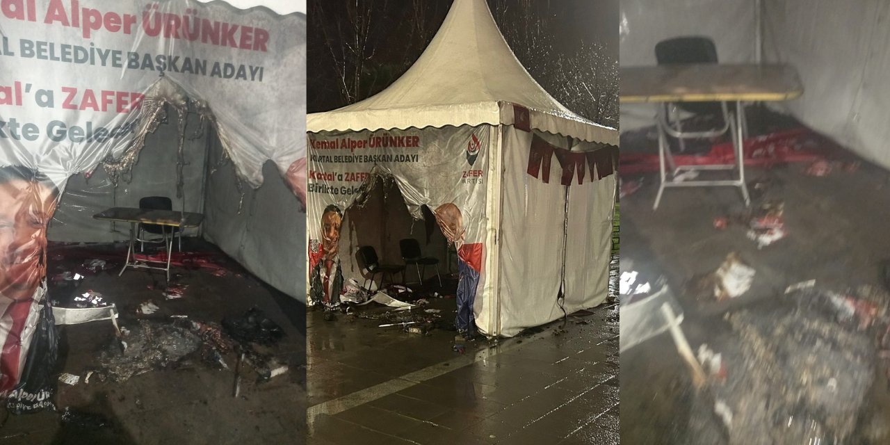 Zafer Partisi'nin Seçim Çadırına Saldırı
