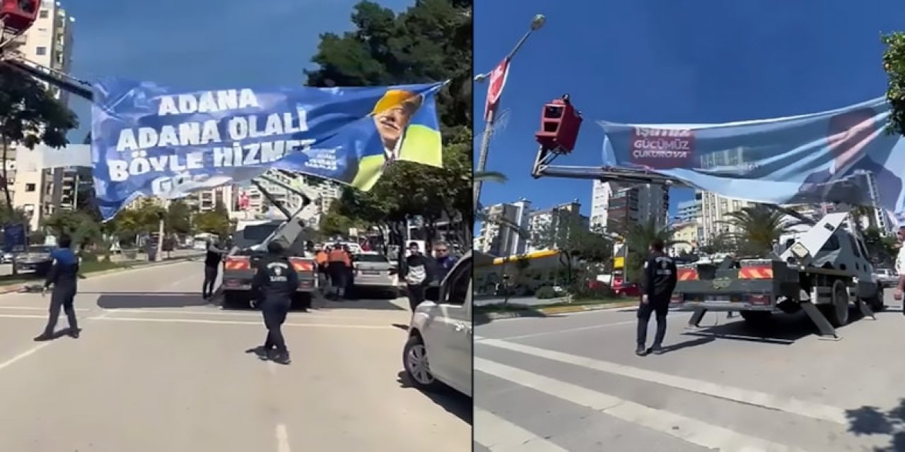 Adana’da Bütün Seçim Afişleri Toplatıldı!