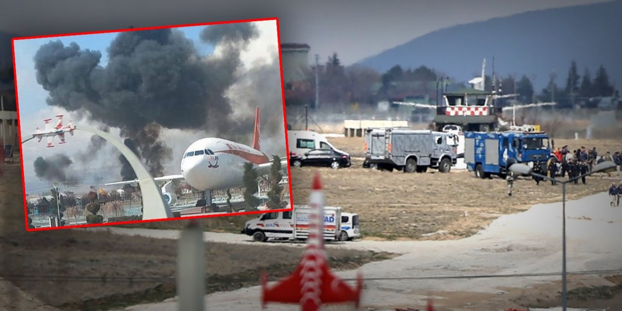 Konya'da Askeri Eğitim Uçağı Düştü! 1 Askeri Personel Şehit Oldu!