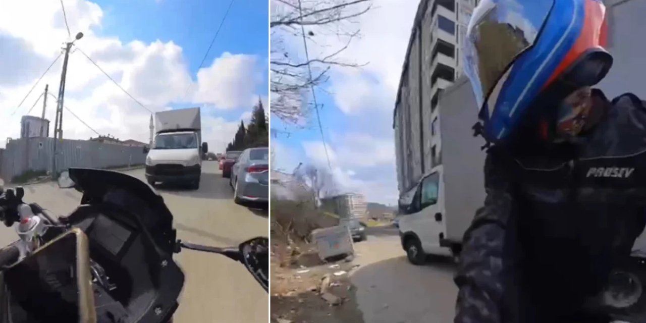 Park Halindeki Kamyonet Ölüm Saçtı!