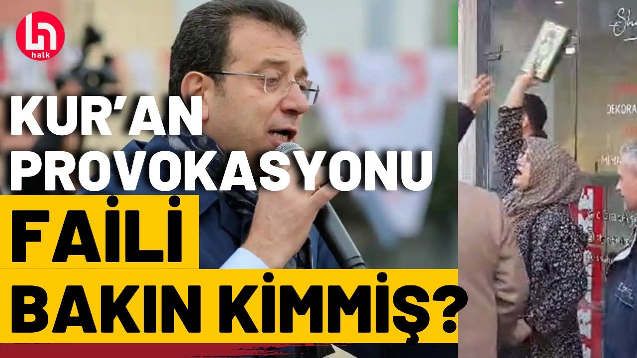 İmamoğlu'na Kur'an sallayan kadın bakın kimmiş?