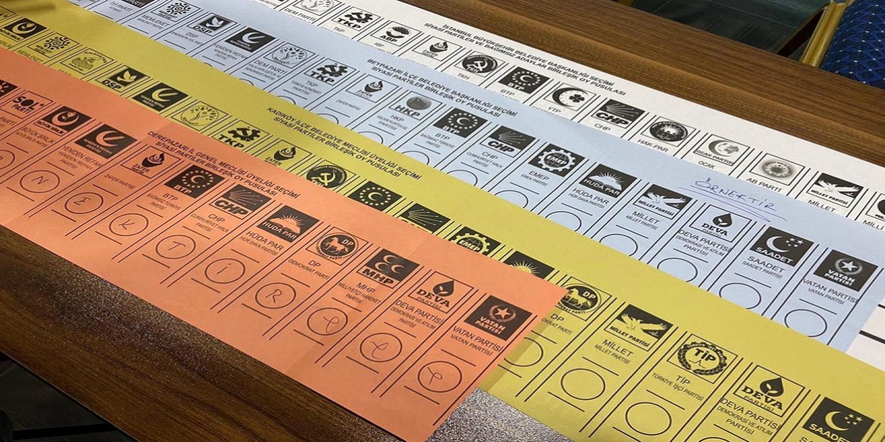 31 Mart seçimleri için pusulalar tanıtıldı :Seçmenleri uzun bir oy pusulası bekliyor