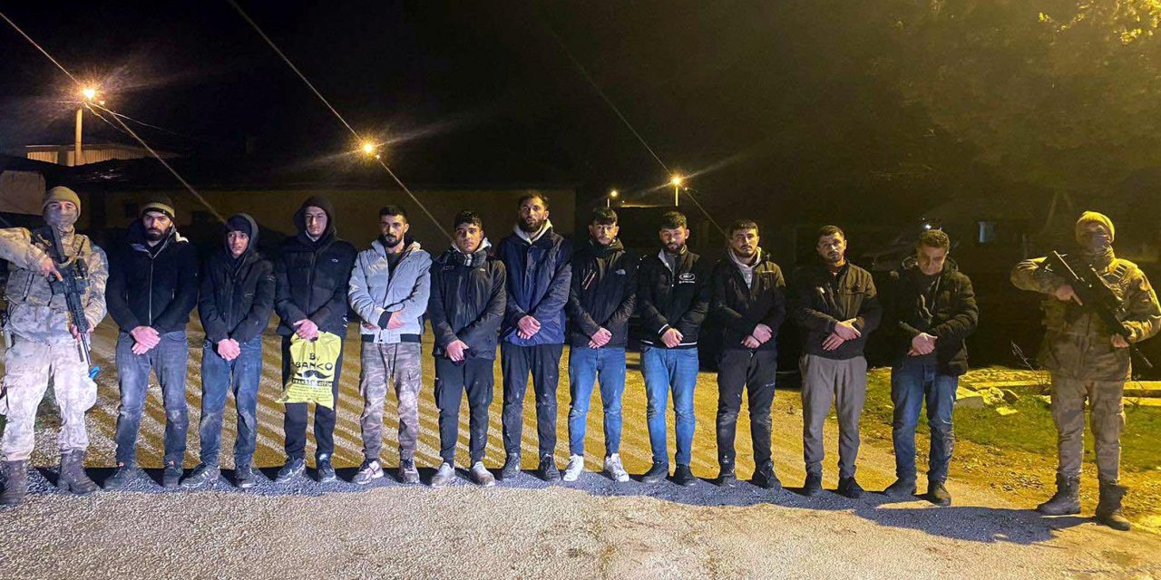 Edirne'de 11 Kaçak Göçmen ve 1 Organizatör Yakalandı